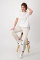 T-Shirt mit Schmuckschrift 40 - Off-white