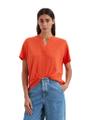 Jerseybluse regular XS Regular Fit - Burnt Red