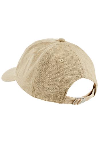 Größenverstellbare Cap aus Organic Cotton Beige OS