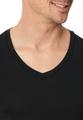 Shirt V-Ausschnitt 8 - Schwarz