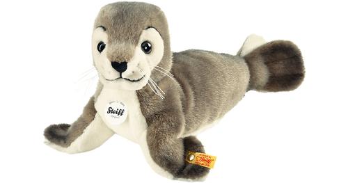 Steiff - Kuscheltiere - Arktis- & Seetiere - Robby Seehund, grau/weiß, 30cm
