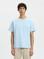 SLMSANDER SEERSUCKER SS O-NECK TEE S Normal geschnitten - Skyway