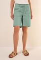 Twill Shorts im Washed-Look L - Matcha Green