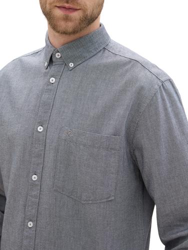 Regular Fit Hemd mit Brusttasche XXL Regular Fit - Navy Chambray