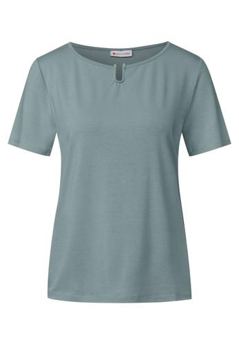Jersey-Shirt mit Cut-Out 36 - Arona Blue