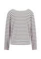 LONGSLEEVE STRIPE BASIC XL Casual Fit - Cream Rose