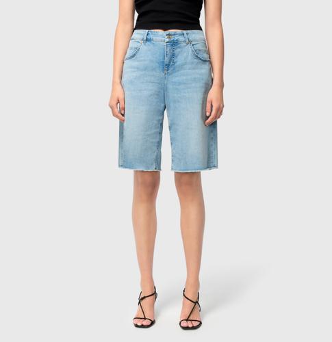 MAC JEANS - RICH BERMUDA, Light weight denim 34/OL - Blau