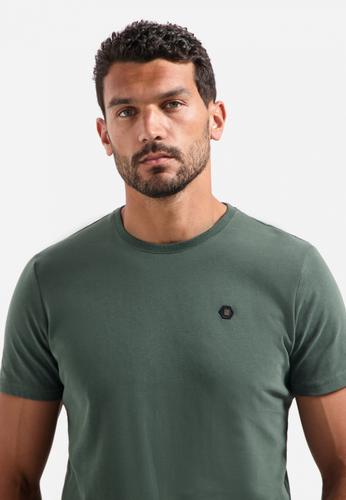 T-Shirt Crewneck Peached XXL Regular Fit - Dark Green