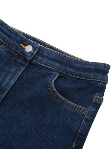 Treggings mit recyceltem Polyester 110 Skinny Fit - Used Mid Stone Blue Denim