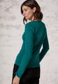 Shirt mit Rundhals XXL - Petrol Green