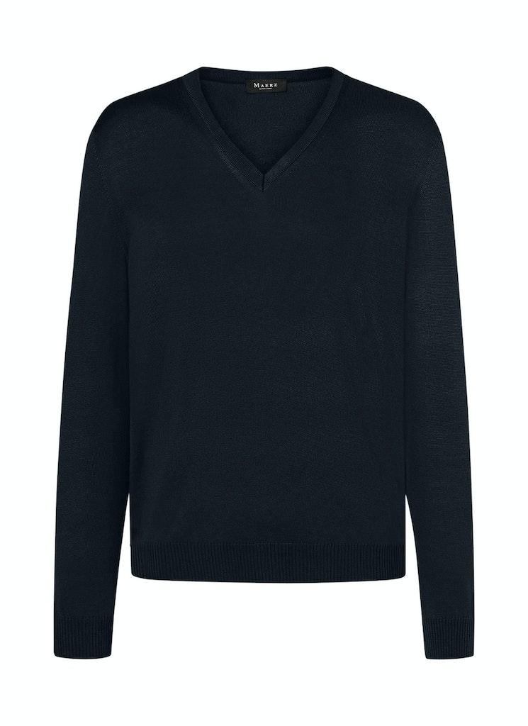 Pullover V-Ausschnitt 1/1 Arm Schwarz 52