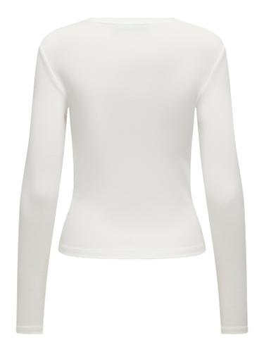ONLRILEY O-NECK L/S TOP JRS NOOS Weiß L