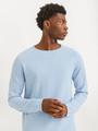 JJEHILL KNIT CREW NECK NOOS S Structure Fit - Cashmere Blue
