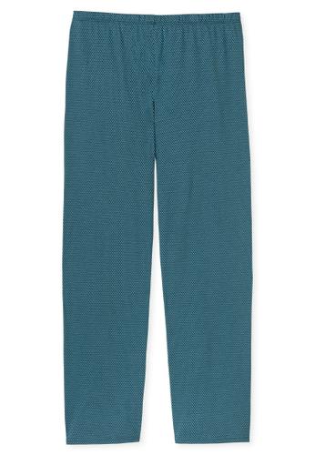 Schlafanzug lang 50 - Blaugrau