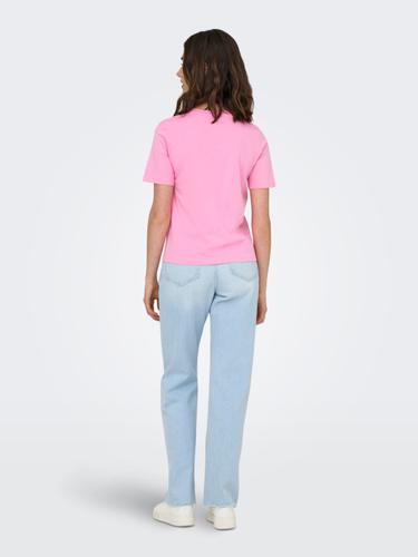 ONLONLY S/S TEE JRS NOOS XS Normal geschnitten - Sachet Pink