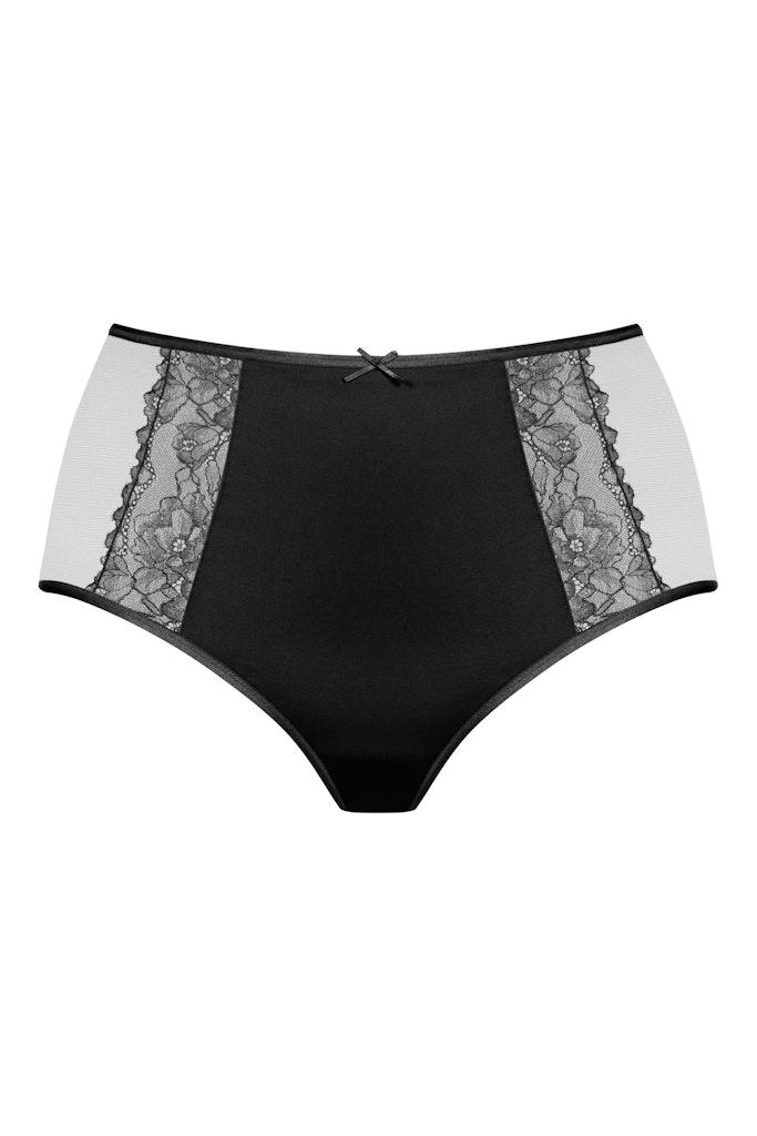 Taillen-Slip Schwarz 42