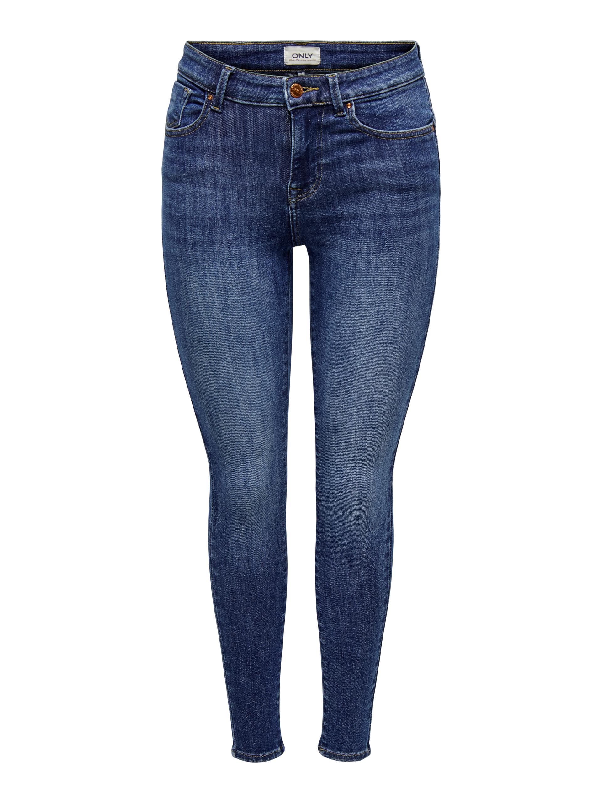 ONLPOWER MID SK PUSHUP DNM TAI012 NOOS S/30 Skinny Fit - Dark Blue Denim