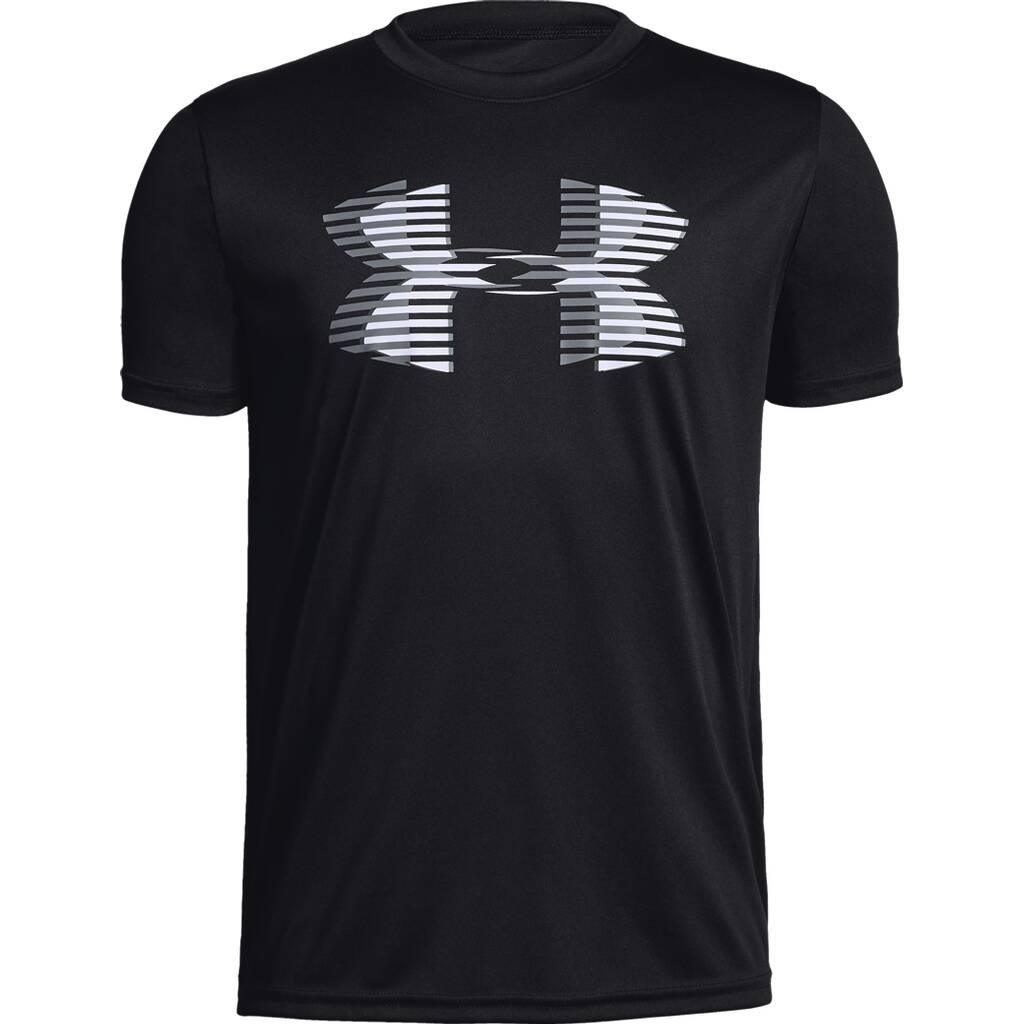 UNDER ARMOUR Kinder Tech Big Logo Solid Tee M in Schwarz
