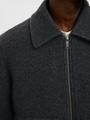 SLHJAKOB WOOL BLEND JKT L - Grey Melange