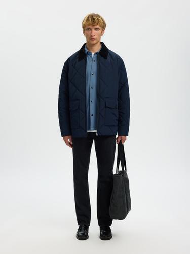 SLHJACKIE SWEAT JACKET NOOS XXL Normal geschnitten - Blue Mirage