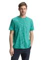 T-Shirt mit Muster XL Regular Fit - Green Multicolor Inject
