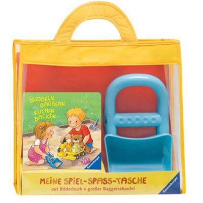 Ravensburger Bilderbuch - Meine Spiel-Spaß-Tasche: Buddeln, baggern, Kuchen backen