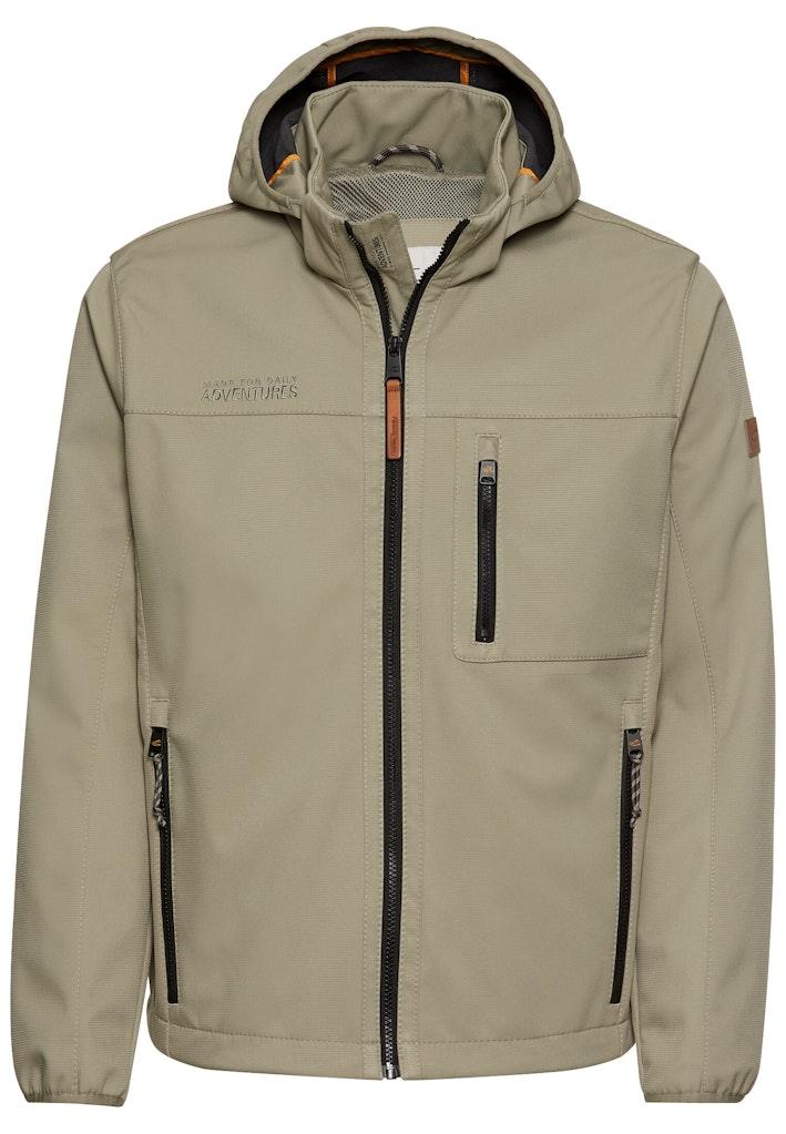 Softshell Jacke aus recyceltem Polyester Grün 52