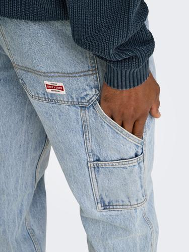 ONSEDGE STRAIGHT CAR LB 1087TAI DNM NOOS 29/30 Gerade geschnitten - Light Blue Denim
