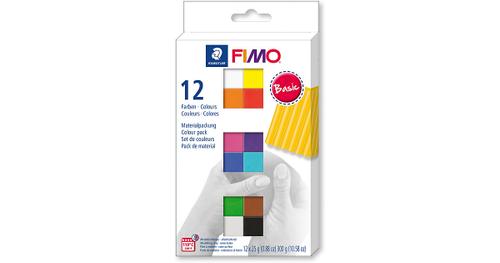 Fimo soft Basic  sort. 12St