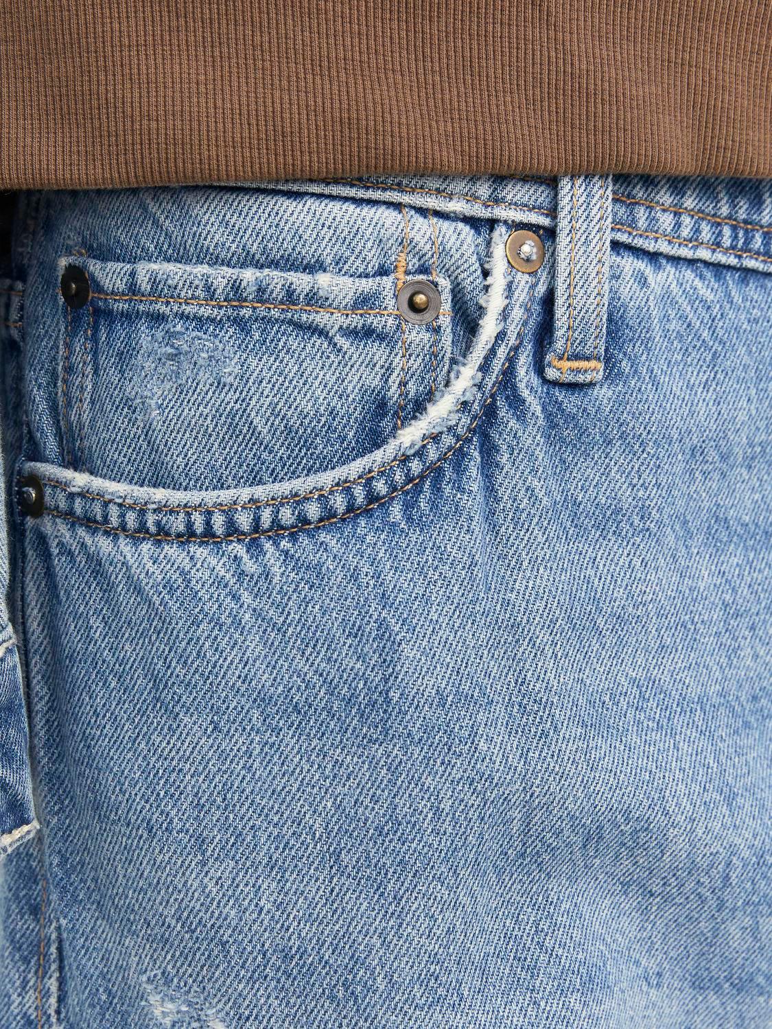 JJIALEX JJCARPENTER SBD 111 29/34 Baggy Fit - Blue Denim