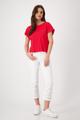 T-Shirt mit Ärmelaufschlag 36 - Red