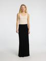SLFVIVA-LENA HW ANKLE SUN SKIRT NOOS 34 - Black