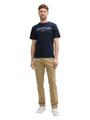 T-Shirt aus Baumwolle mit Logo-Print XL Regular Fit - Sky Captain Blue