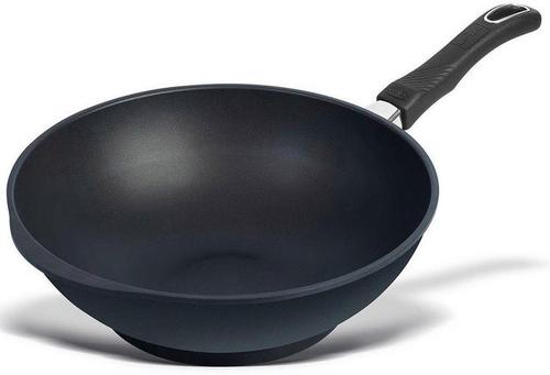 Gastrolux Wok, Aluminiumguss (1-tlg), abnehmbarer Stiel, Induktion