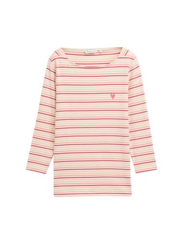 Langarmshirt mit Streifenmuster XL Regular Fit - Multicolor Regular Stripe