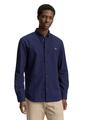 Oxford Hemd mit Logo-Stickerei L Regular Fit - Dark Blueberry
