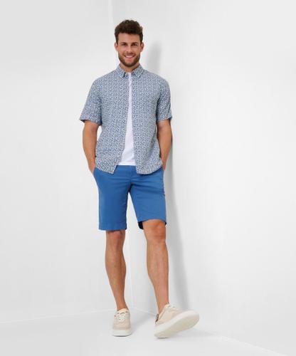 Style Dan L Herrenhemd, Halbarm, Button Down-Kragen, Durchgehende Knopfleiste, Modern Fit, Leicht taillierte Silhouette - Balance