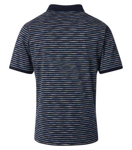 Polo-Shirt L Basic Circular Knit - Blau