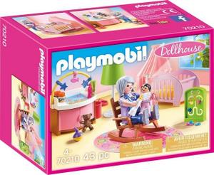 Playmobil® Playmobil® Konstruktions-Spielset »Babyzimmer (70210), Dollhouse«, (43 St), Made in Germany