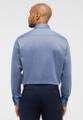 Hemd Dobbydesign Langarm Blau 44/Langarm - 65cm