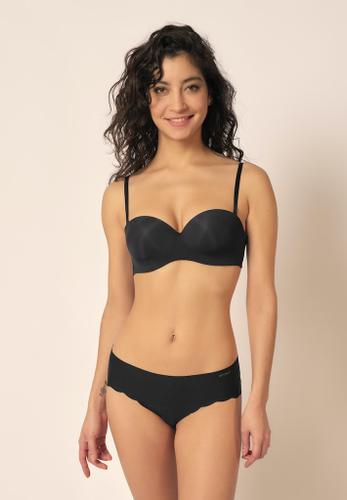 Skiny Damen Bandeau BH Micro Essentials Schwarz 70 A