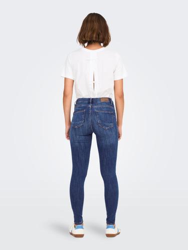 ONLPOWER MID SK PUSHUP DNM TAI012 NOOS S/30 Skinny Fit - Dark Blue Denim