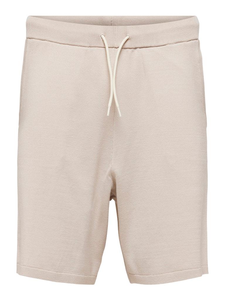 SLHTELLER KNIT SHORTS Grau S