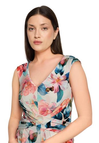 Jumpsuit 40 Tailliert - Rosé/red