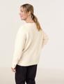 Wärmender Basic Pullover mit V-Ausschnitt 48 Figurumspielend | Gerade geschnitten - Pearl