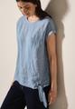 Leinen Chambray-Bluse L - Chambray Forever Blue