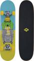 SCHILDKRÖT Skateboard Schildkröt Skateboard Kicker 31, Komplett-Board mit tollen Features für Einsteiger, konkave Deckform mit Doppel-Kick und Griptape, 9-lagiges Ahornholz, ABEC5 Kugellager, Design: Green Dog, 510604 - in Schwarz
