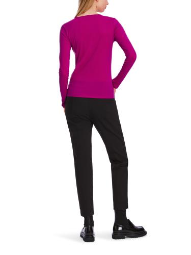 T-Shirt mit gerafftem Dekolleté 40 - Alpine Rose