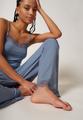 Skiny Damen Hose lang Night In Mix & Match 40 - Faded Denimblue
