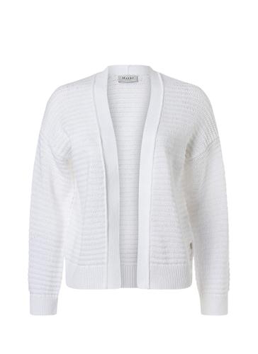 Strick Cardigan 1/1 Arm Modern Fit - Pure White